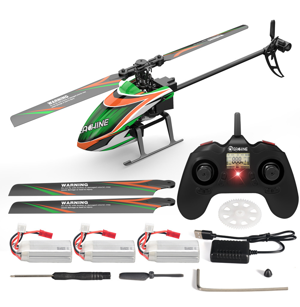 Eachine E130S 2.4G 4CH 6-Axis Gyro Altitude Hold Flybarless RC Helicopter RTF