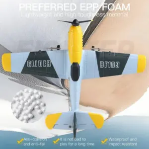 BF109 RC Plane 2.4G 3CH EPP Foam Fighter Fixed Wingspan Glider