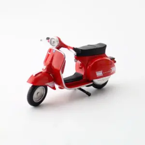 1:18 1976 Vespa 200 Rally Alloy Leisure Motorcycle Model Simulation Metal Classic Street Motorcycles