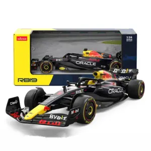 1:24 F1 Racing TAG Heuer RB19 Miami GP 2023 #1 Verstappen #11 Perez Alloy Car Die Cast Model Collectible