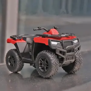 1:36 Alloy ATV Motorcycle Model Diecasts Metal Beach All-Terrain Off-Road Simulation
