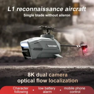 4d-L1 Helicopter 8k High Definition Dual Camera RC Quadcopter 2.4ghz 4ch Electronic Gyroscope Airplane Rc