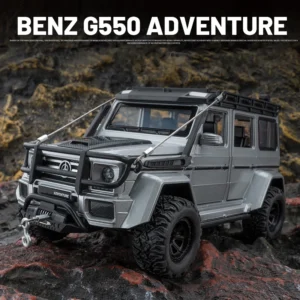 1:24 Benz G550 Adventure 4X4² Alloy Cast  Car Model Sound and Light   Collectibles - Image 4