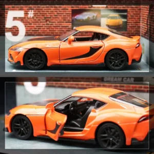 1:32  Supra GR Fast & Furious Supercar Alloy Car Model Sound and Light Pull Back   Collectibles - Image 4
