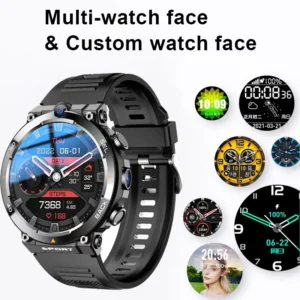 2G+16G 1.39-inch 4G Network SIM Card Dual Camera GPS Wifi NFC Rugged Google Play IP67 Android Smart Watch - Image 3