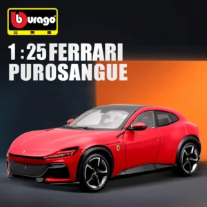 Bburago 1:25 Ferrari PUROSANGUE SUV Diecasts &   Metal Car Model Shock absorber Sound Light  Car