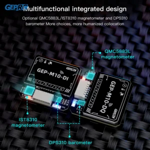 GEPRC GEP-M10 Series GPS Built-in Flash Chip QMC5883L Magnetometer DPS310 Barometer Accurate and Farad Capacitor  FPV Drone - Image 3
