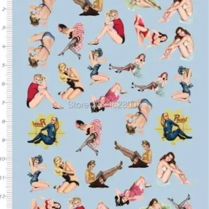 1/48 WWII Fighter Sexy Figures Markings Decal – Model Kit - Image 2