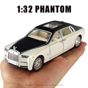 1:32 Rolls Royce Phantom Alloy Diecast Model w/ Sound & Light