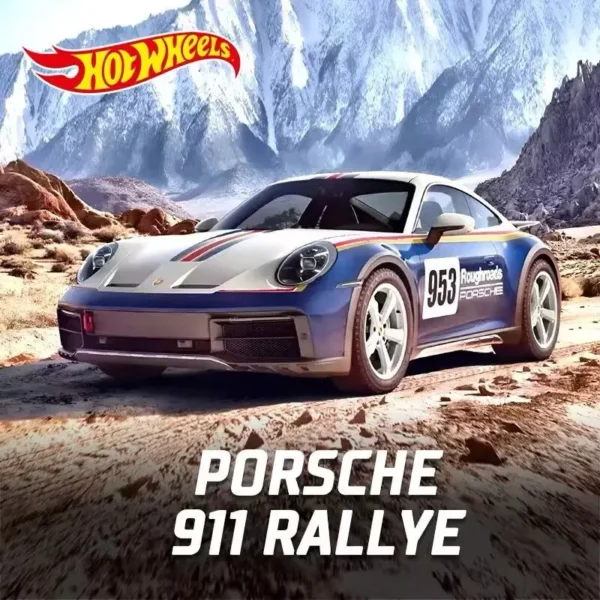 HotWheels 1 64 Porsche 911 Rally Alloy Sports Car Model Diecasts Metal Track Racing Car Vehicles