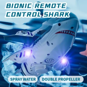 S6-with-camera: RC Shark Boats  Electric High Simulation Shark 4K Camera Rechargeable Battery RC - Image 4