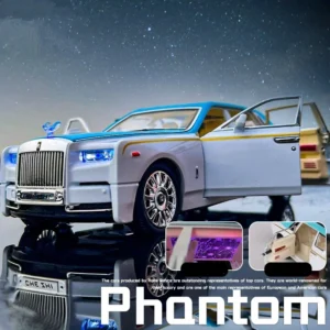 1:24 Rolls Royce Phantom Diecast Model with Sound & Light