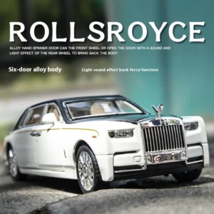 1:32 Rolls-Royce Phantom Alloy Model w/ Sound Light & Retro Pull