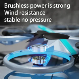 v33s 6K Brushless Drone with 3 Batteries HD Camera FPV Follow Me - Image 3