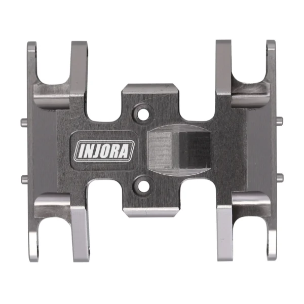 INJORA Brass/Aluminum Skid Plate Transmission Mount  1/24 RC Crawler Axial SCX24 Upgrade Parts - Image 3