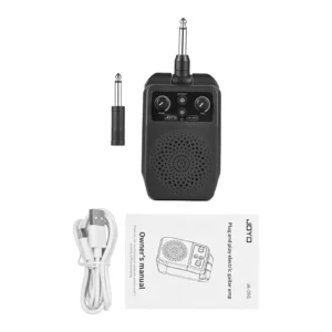 Mini Guitar Speaker BT Voice Adjustment Portable Plug-in Speaker  All Electric Guitars Amplifier 1500mAh Type-C Rechargeable - Image 4