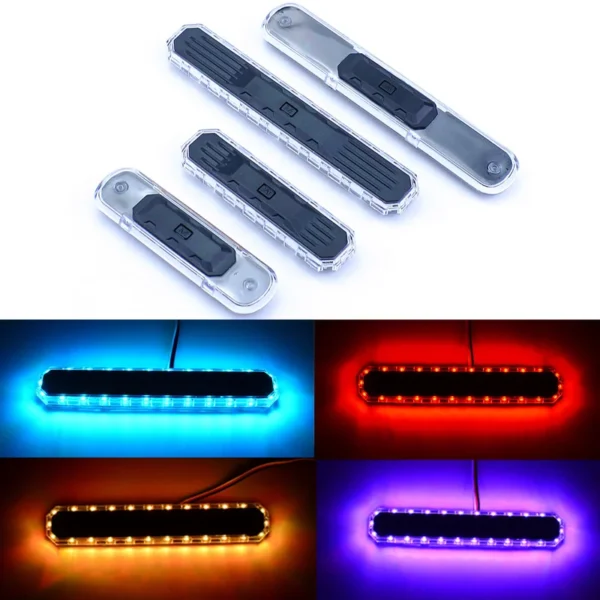 LED 5V Multi-Mode Police Car Flash Lights for 1/10 RC Crawler Car  Traxxas TRX4  FMS 1/14  Tamiya Truck SCANIA VOLVO