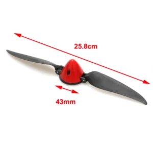 2PCS Volantex Helice 10x6 1060 Folding Propeller Dia 3.17mm 4mm Hole Spinner 742-3 759-3 ASW28 Paddles  RC Airplane Glider - Image 5