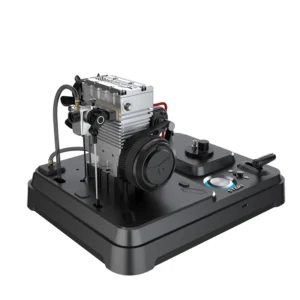 TOYAN FS-L200AC Air Cooled Methanol Four Stroke Two Cylinder Engine Model Kit Black and Silver Metal - Image 4