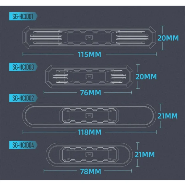 LED 5V Multi-Mode Police Car Flash Lights for 1/10 RC Crawler Car  Traxxas TRX4  FMS 1/14  Tamiya Truck SCANIA VOLVO - Image 3