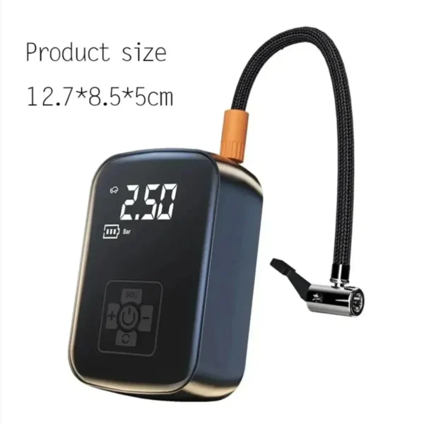 Portable Wireless Car Air Pump Intelligent Digital Display Electric Tire Inflator Air Compressor for Cars and Bikes - Image 6