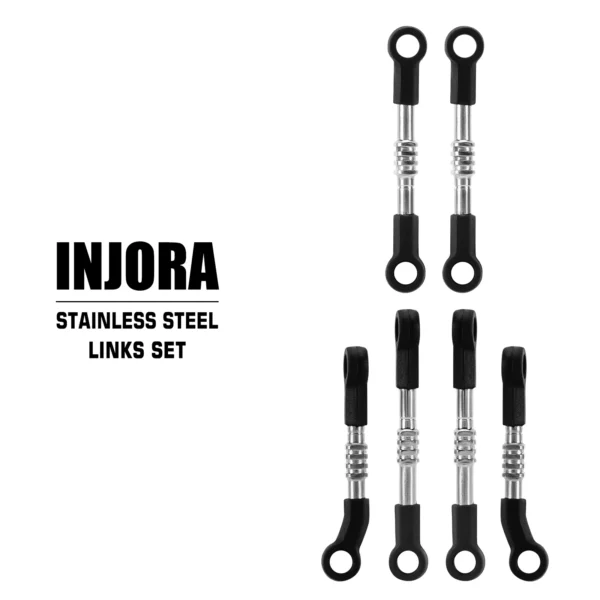 INJORA Adjustable Stainless Steel Links Set  1/24 Losi Micro-B - Image 3