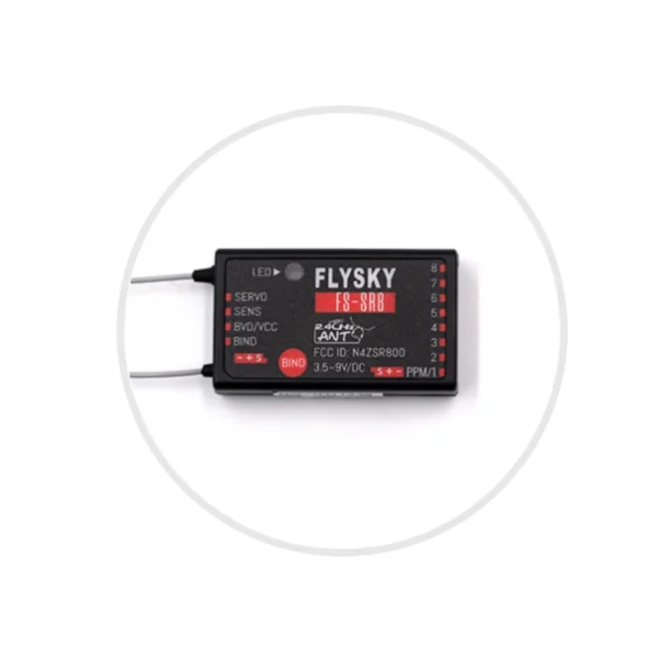 FlySky FS-SR8 2.4GHz ANT Mini Receiver 8-Channel for RC Car Airplane Helicopter Drone FS-ST8 Radio Transmitter - Image 6