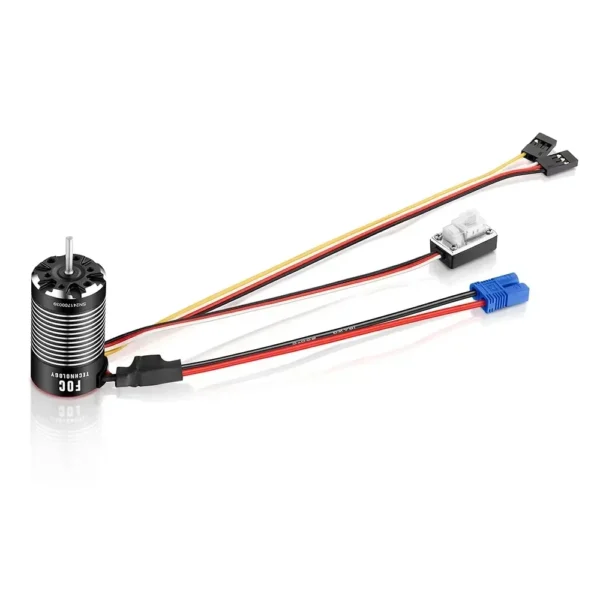 Hobbywing QuicRun Fusion Mini16 30A 3000KV Brushless Sensored Waterproof 2-In-1 FOC ESC Motor for 1/16 1/18 RC Car Crawler - Image 3