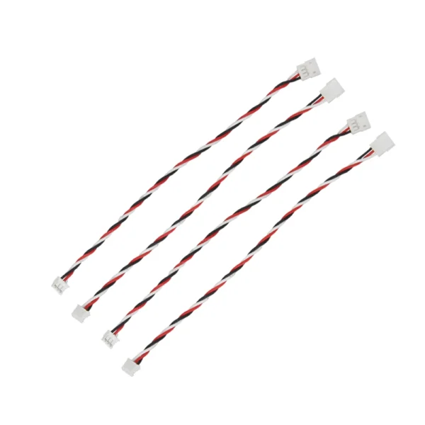 4PCS JST 1.5mm 3 Pin Male to JR Servo Plug Converter Wire RC Mini-Z Drift Car Sanwa Futaba NB4 Mini Receiver - Image 3