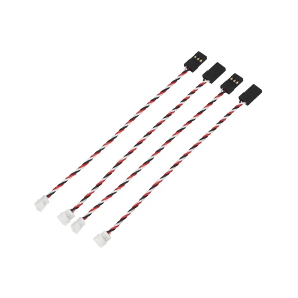 4PCS JST 1.5mm 3 Pin Male to JR Servo Plug Converter Wire RC Mini-Z Drift Car Sanwa Futaba NB4 Mini Receiver - Image 5