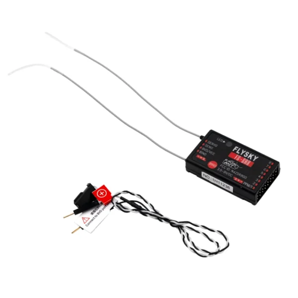 FlySky FS-SR8 2.4GHz ANT Mini Receiver 8-Channel for RC Car Airplane Helicopter Drone FS-ST8 Radio Transmitter