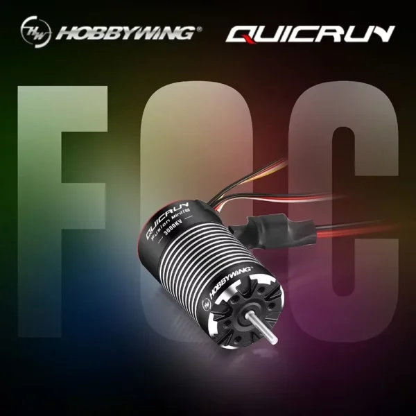 Hobbywing QuicRun Fusion Mini16 30A 3000KV Brushless Sensored Waterproof 2-In-1 FOC ESC Motor for 1/16 1/18 RC Car Crawler - Image 4