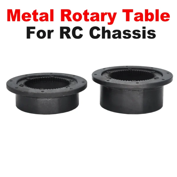 RC Steel Slewing Plate Rotary Support Upgrade Hydraulic Excavator Engineering Model Chassis Slewing Ring Parts