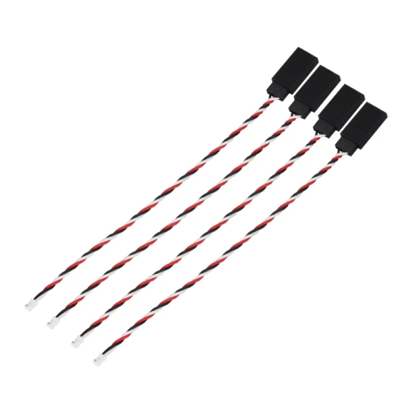 4PCS JST 1.5mm 3 Pin Male to JR Servo Plug Converter Wire RC Mini-Z Drift Car Sanwa Futaba NB4 Mini Receiver - Image 4