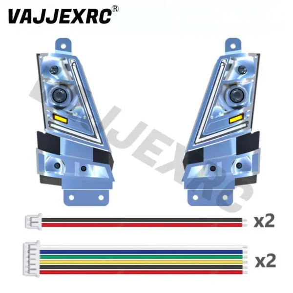 Tamiya RC Tractor Volvo FH16 XL750 1/14 Scale Headlight Module PRO for 56375 56360 56362 Model Trucks