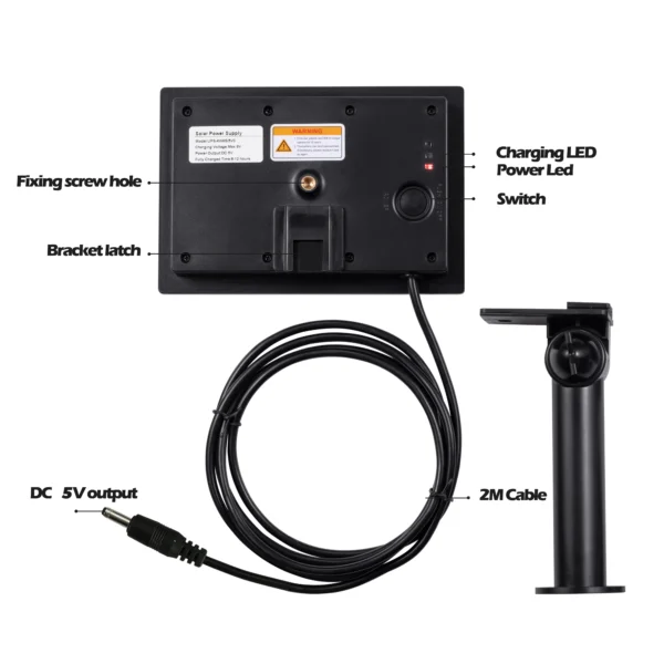 D4 5V 6V Solar Battery Charger With DC 5521 Output 4W - Image 3