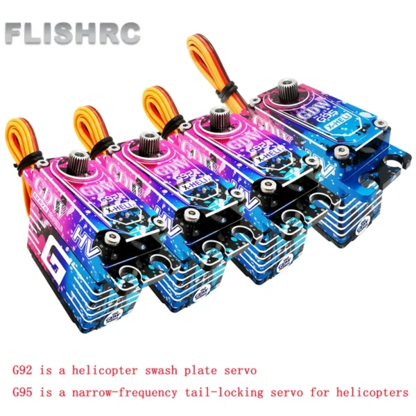 GDW G92 G95 Servo High-Speed Brushless Digital Servos Competition level Standard Servo  RC Helicopter