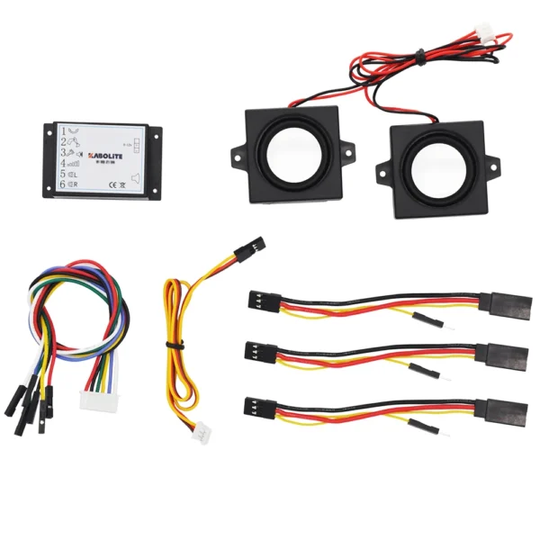 HUINA Kabolite Sound Module with Speakers Same as Servonaut SM3 Sound  1/14 K336 K961S K970 K350 RC Excavator Parts