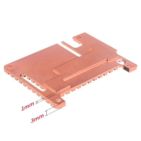 Raspberry Pi 4B Copper Heatsink Cooling Case - Image 3