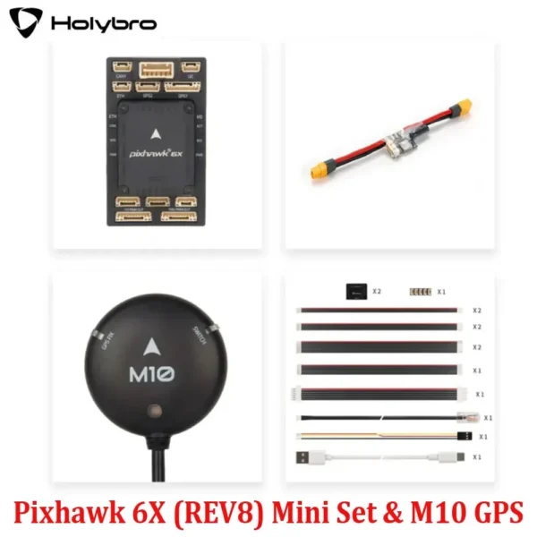 [Mini Set M10 GPS] HolyBro Pixhawk 6X (ICM-45686) Flight Controller