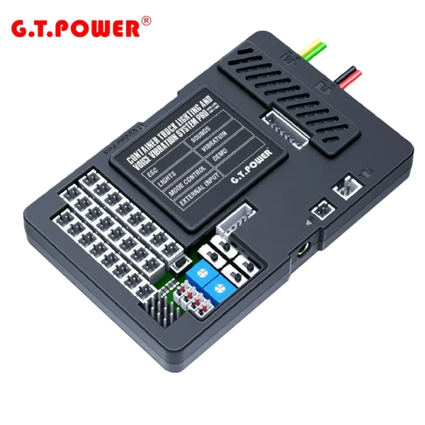 G.T.Power Professional Sound and Light Simulation System 30A for RC Trailer Container Truck Modification Parts Realistic Effects Upgrade - Image 4