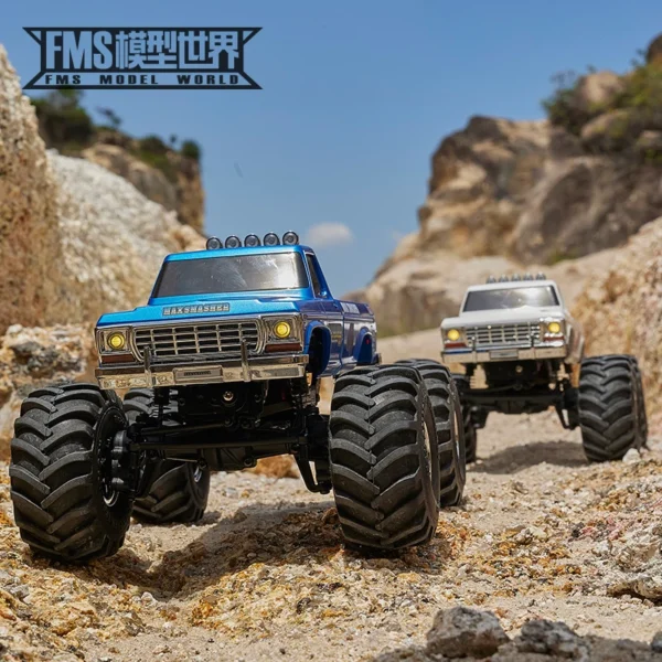 FMS Crusher V2 1/24 RC Car with High-Performance Climbing Ability and Durability - Image 3