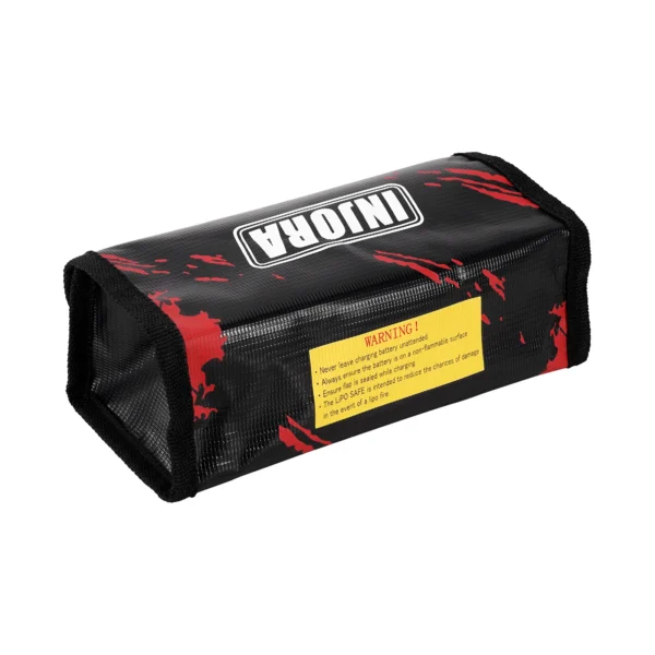 INJORA LiPo Battery Safe Bag Fireproof Storage Pouch (185*75*65mm) - Image 3