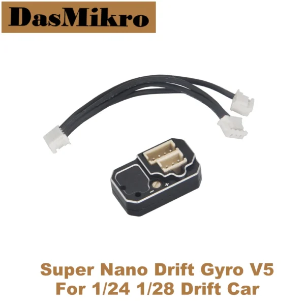 DasMikro Super Nano Drift Gyro V5 with CNC Aluminum Case  1/24 1/28 Drift Car Mini-Z GL Racing RC Parts