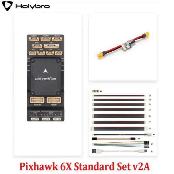 [v2A Standard Set] HolyBro Pixhawk 6X (ICM-45686) Flight Controller