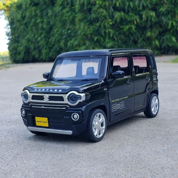 1:22 SUZUKI HUSTLER SUV Alloy Car Model Diecasts Metal  Off-Road  Car Model Simulation Sound and Light