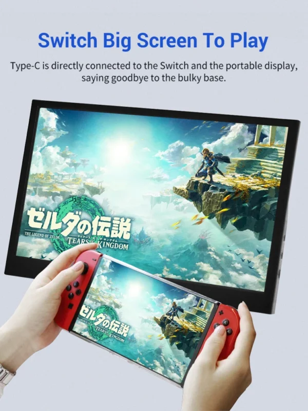 11.6 inch Portable monitor 1366X768 lcd display TFT gaming monitor  pc Raspberry Pi Laptop PS4 Xbox360 switch HDMI-Compatible - Image 6