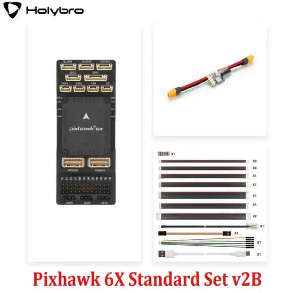 [v2B Standard Set] HolyBro Pixhawk 6X (ICM-45686) Flight Controller