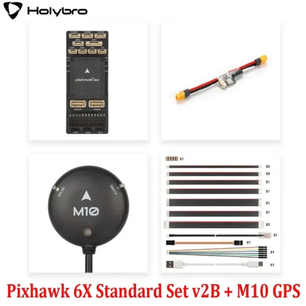 [v2B Standard Set M10] HolyBro Pixhawk 6X (ICM-45686) Flight Controller