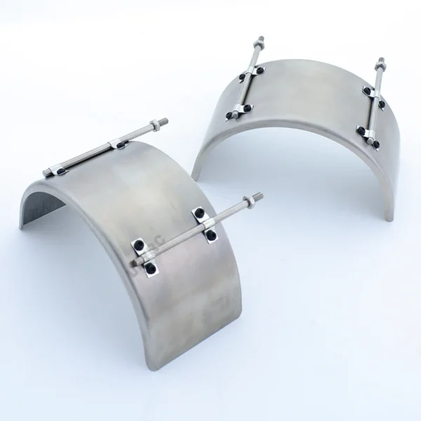 2pcs Stainless Steel Tire Fender Upgrade for 1/14 Tamiya RC Dump Truck SCANIA 770S - Image 4